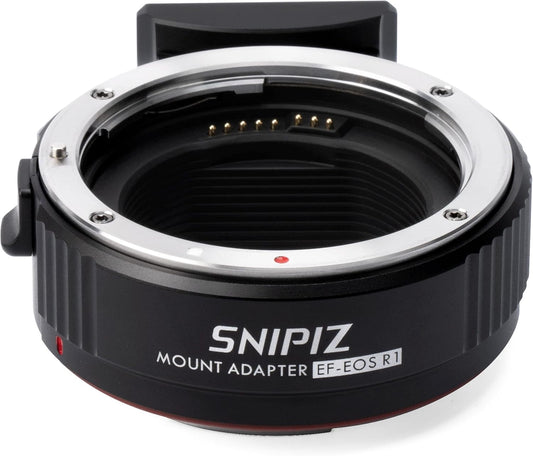 Lens Mount Adapter EF-EOS R Auto-Focus Lens Converter Compatible with Canon EF/EF-S Lens for Canon R Mount Camera EOS R, RP, R3, R5, R6, R6II, R7, R8, R10, R50, R100
