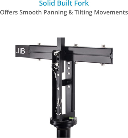 Grúa PROAIM 18ft Camera Crane Jib con Stand para Gimbals, Pan-Tilt & Fluid Head