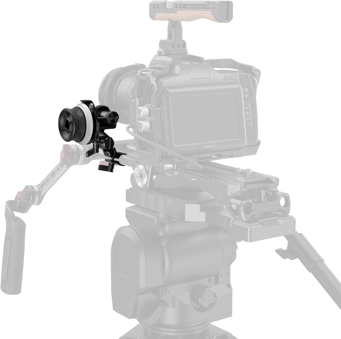 SmallRig Mini Follow Focus with A/B Stops & 15mm Rod Clamp