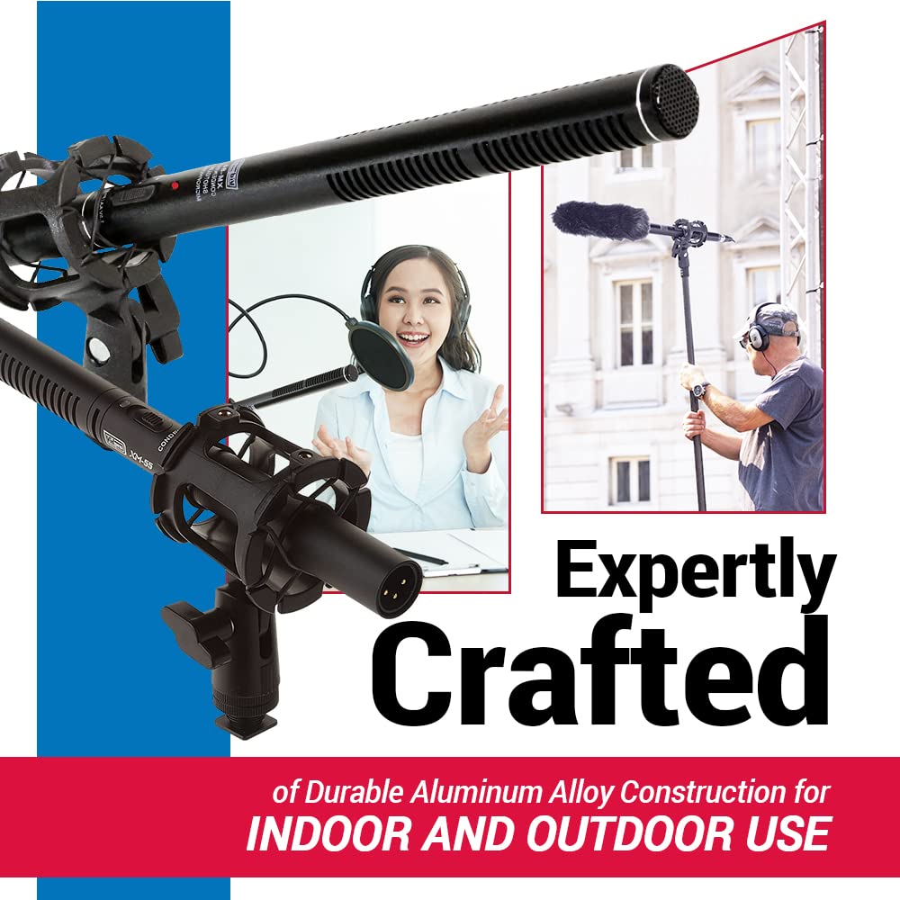 Micrófono Boom Shotgun VidPro XM-88 Kit