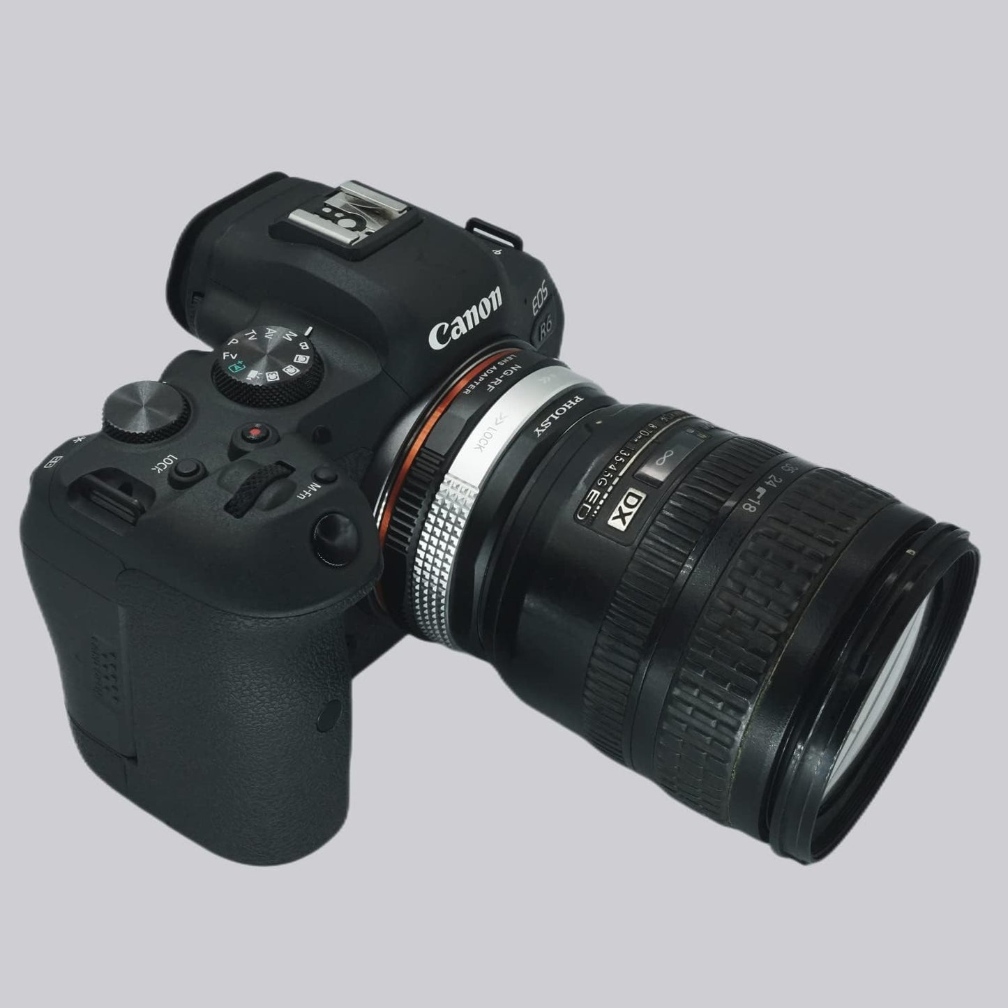 PHOLSY Lens Mount Adapter for Nikkor G/F/AI/AIS/D/AF-S Lens Compatible with Nikon F (G-Type) Lens to Canon EOS RF Mount Camera Body, Lens Adapter with Aperture Control Ring