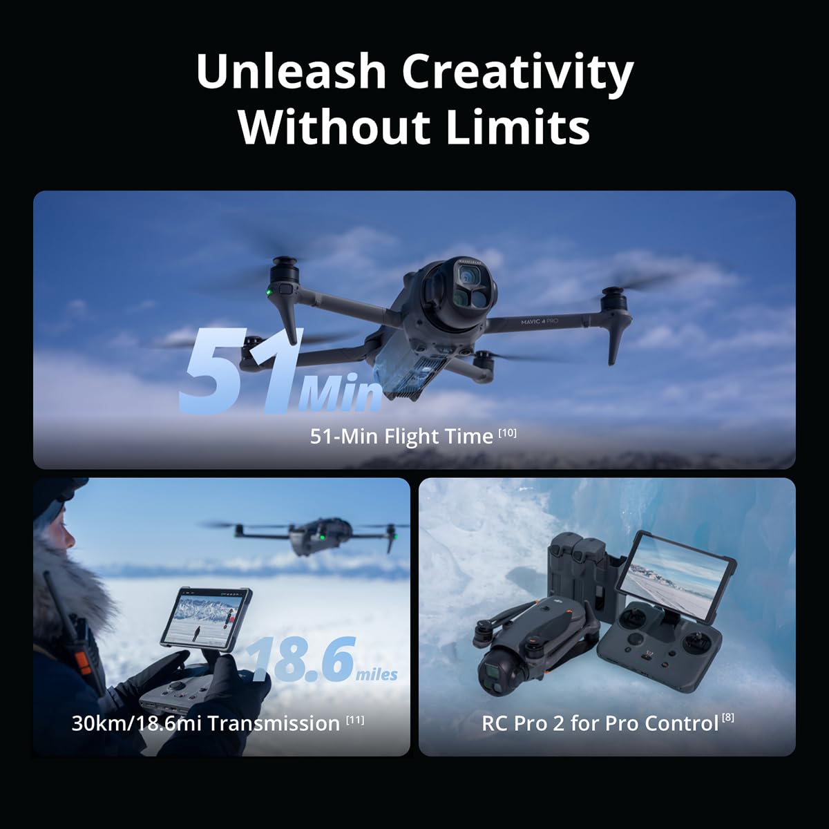 DJI Mavic 4 Pro con Piloto autorizado por Aviación Civil