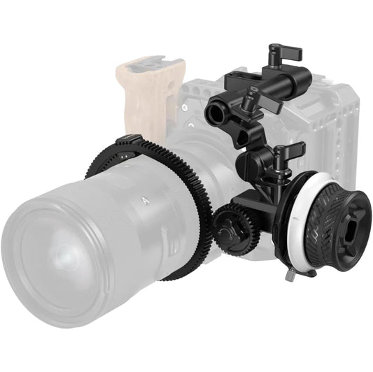 SmallRig Mini Follow Focus with A/B Stops & 15mm Rod Clamp