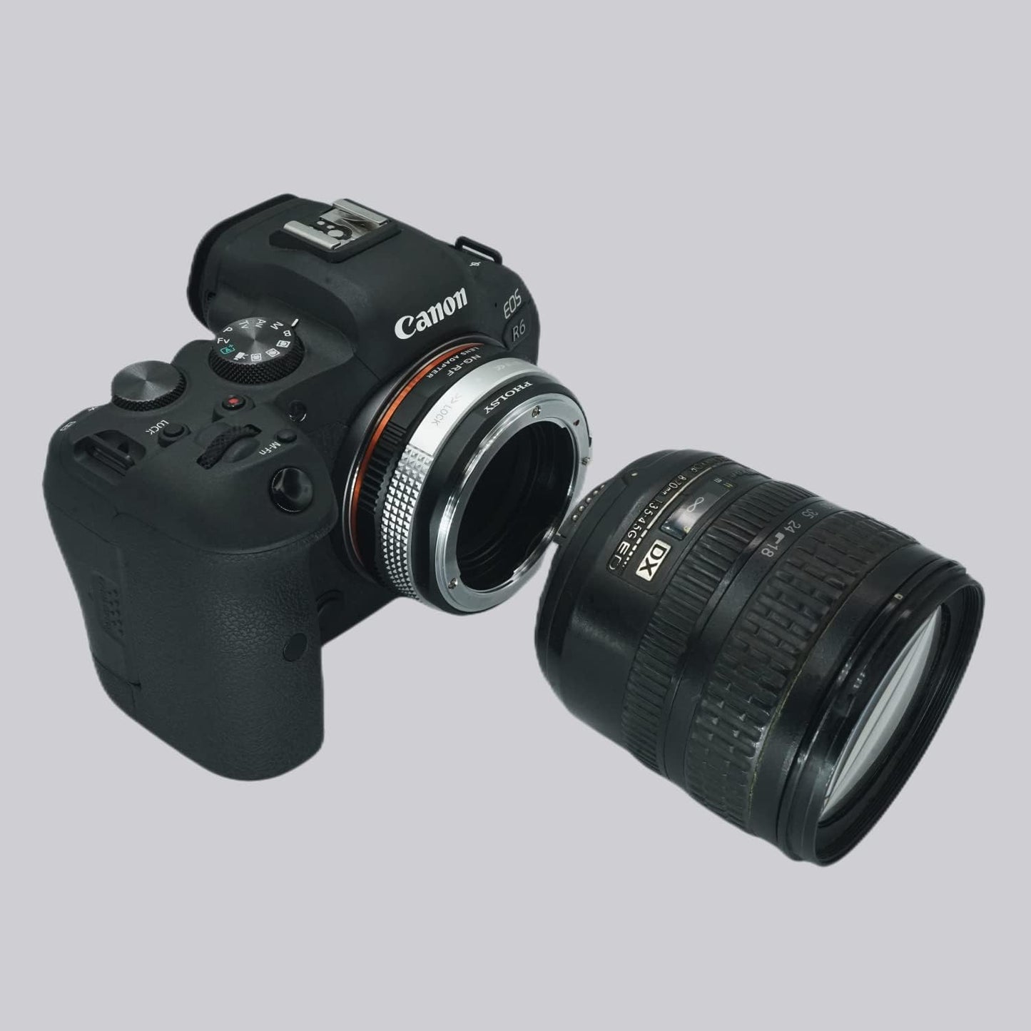 PHOLSY Lens Mount Adapter for Nikkor G/F/AI/AIS/D/AF-S Lens Compatible with Nikon F (G-Type) Lens to Canon EOS RF Mount Camera Body, Lens Adapter with Aperture Control Ring