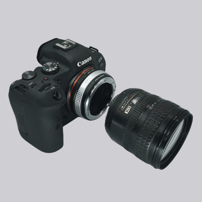 PHOLSY Lens Mount Adapter for Nikkor G/F/AI/AIS/D/AF-S Lens Compatible with Nikon F (G-Type) Lens to Canon EOS RF Mount Camera Body, Lens Adapter with Aperture Control Ring