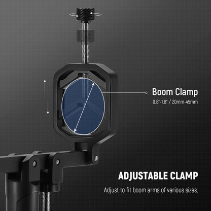 Soporte NEEWER para Boom Pole de 5/8". Ajuste -15°/+30° Tilt