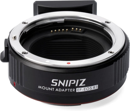 Lens Mount Adapter EF-EOS R Auto-Focus Lens Converter Compatible with Canon EF/EF-S Lens for Canon R Mount Camera EOS R, RP, R3, R5, R6, R6II, R7, R8, R10, R50, R100
