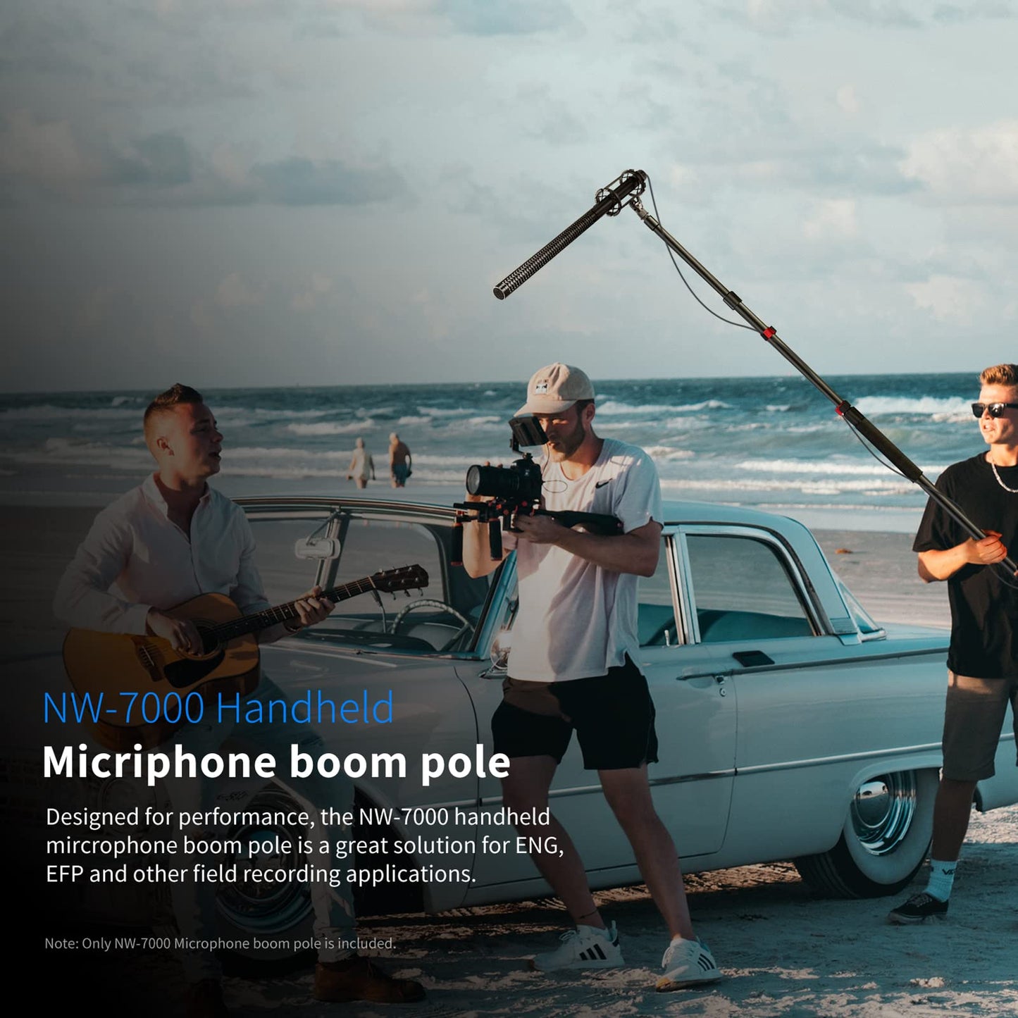 NEEWER NW-7000 Microphone Boom Arm Pole - Extendible de 3/8" a 5/8"