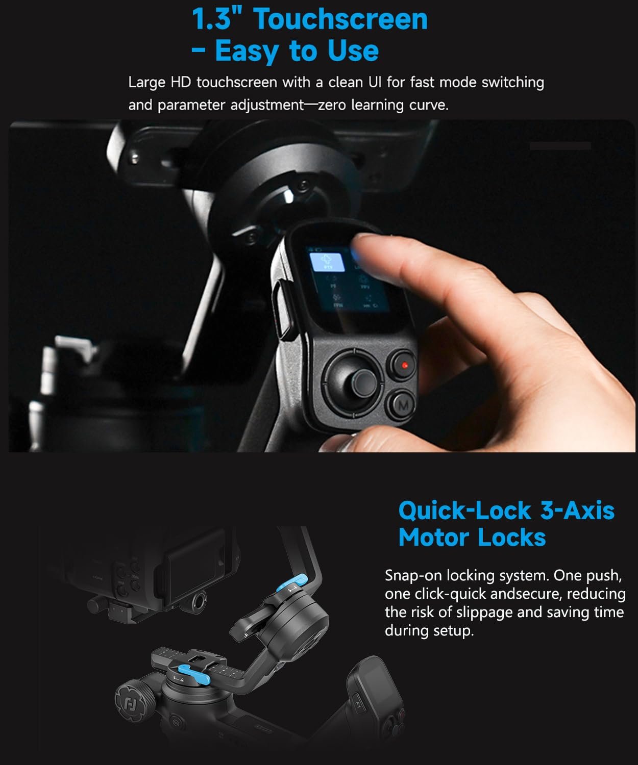 FeiyuTech SCORP 3 KIT Gimbal Estabilizador - Imagen 4