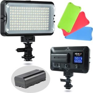LED Portátil Viltrox VL-162T CRI95+ 3300K-5600K Bi-Color