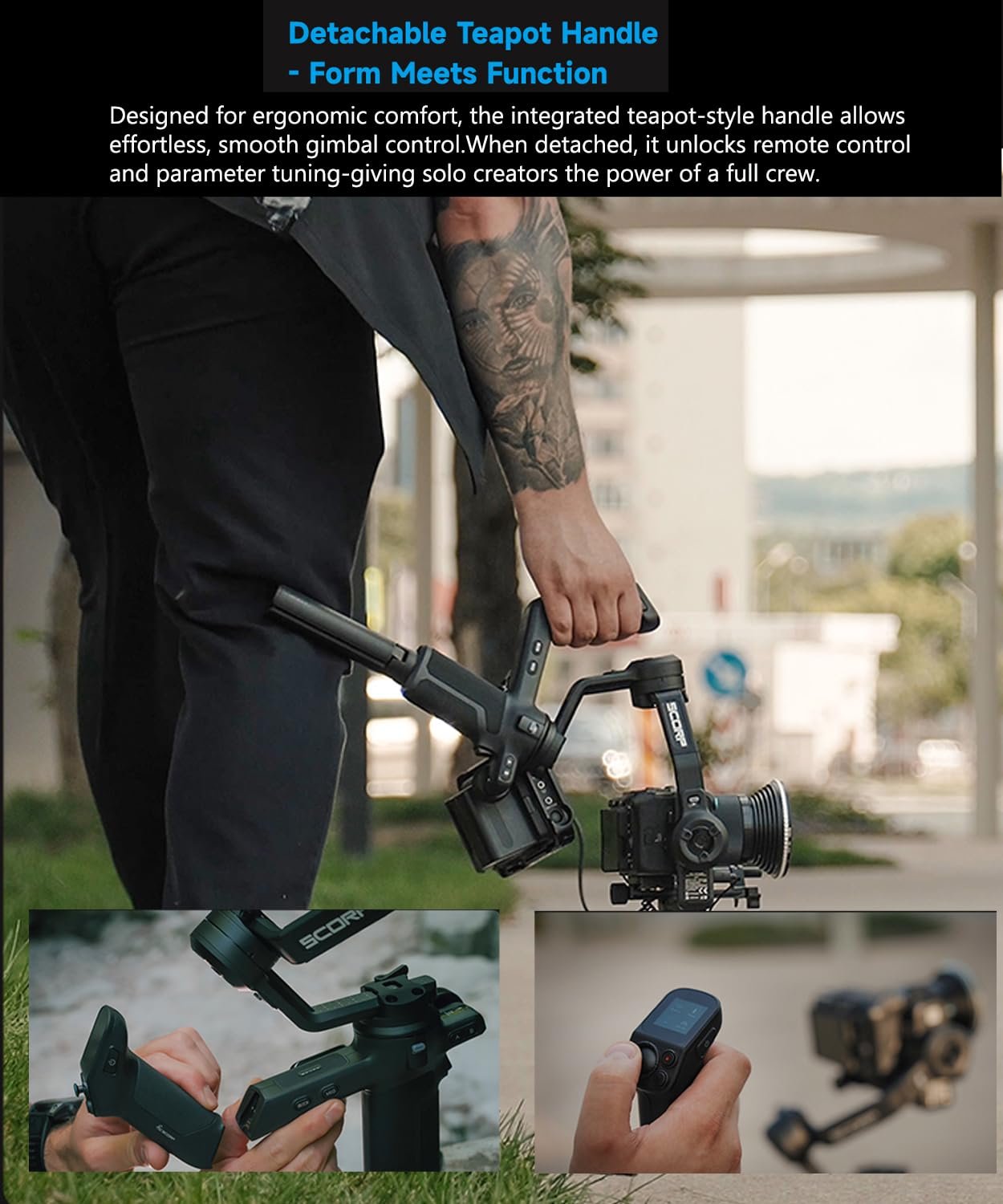 FeiyuTech SCORP 3 KIT Gimbal Estabilizador - Imagen 3
