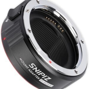 Lens Mount Adapter EF-EOS R Auto-Focus Lens Converter Compatible with Canon EF/EF-S Lens for Canon R Mount Camera EOS R, RP, R3, R5, R6, R6II, R7, R8, R10, R50, R100
