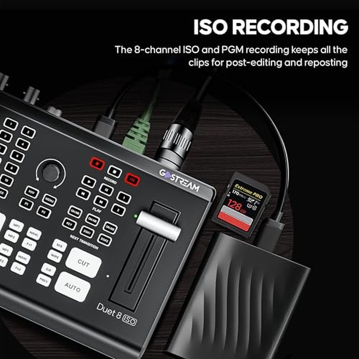 Osee GoStream Duet 8 ISO - Switcher de Streaming 8 Canales - Imagen 2