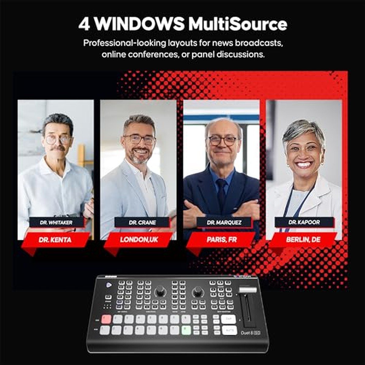 Osee GoStream Duet 8 ISO - Switcher de Streaming 8 Canales - Imagen 3