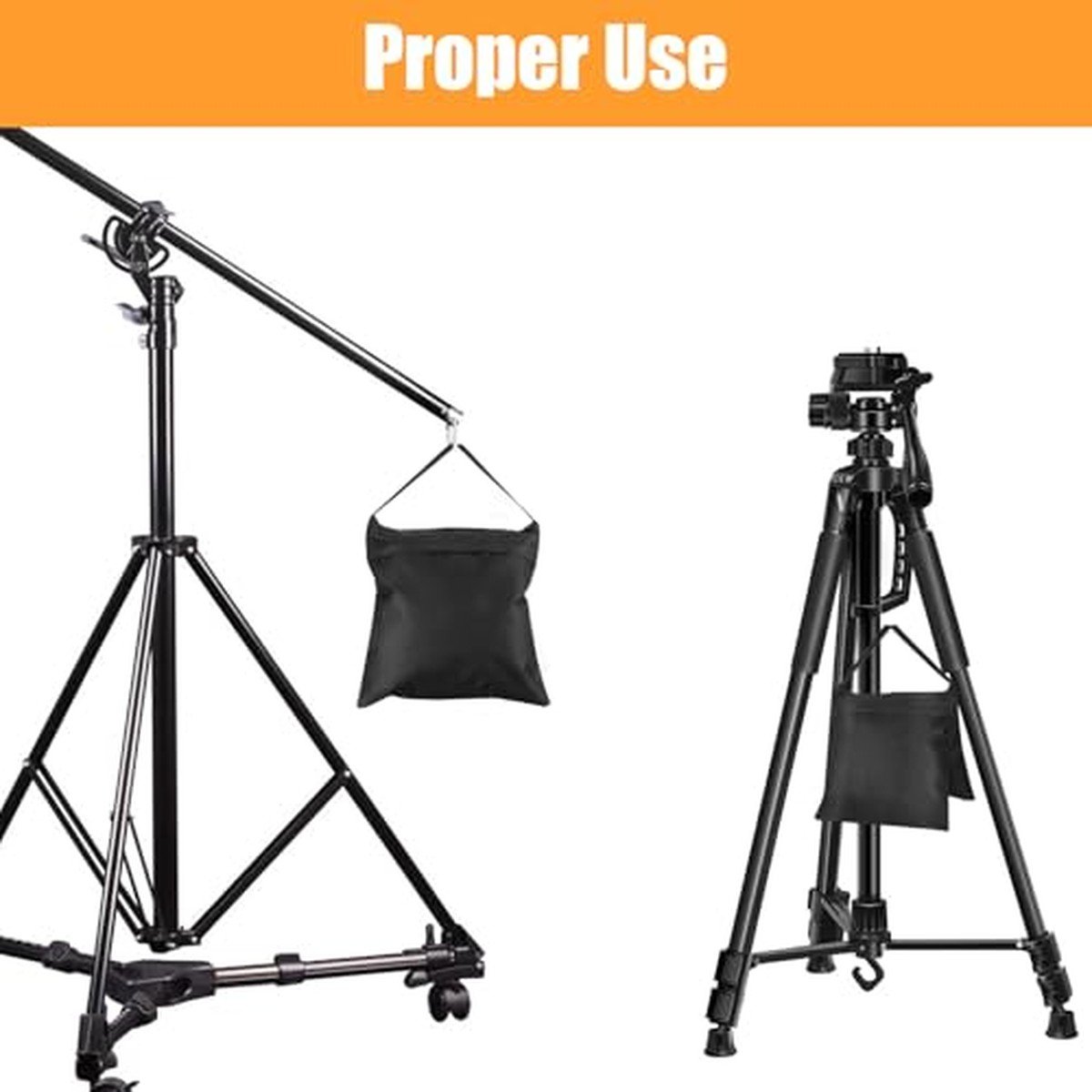 Sandbags 8 Pack - Contrapesos para Tripode/Light Stand - Imagen 2
