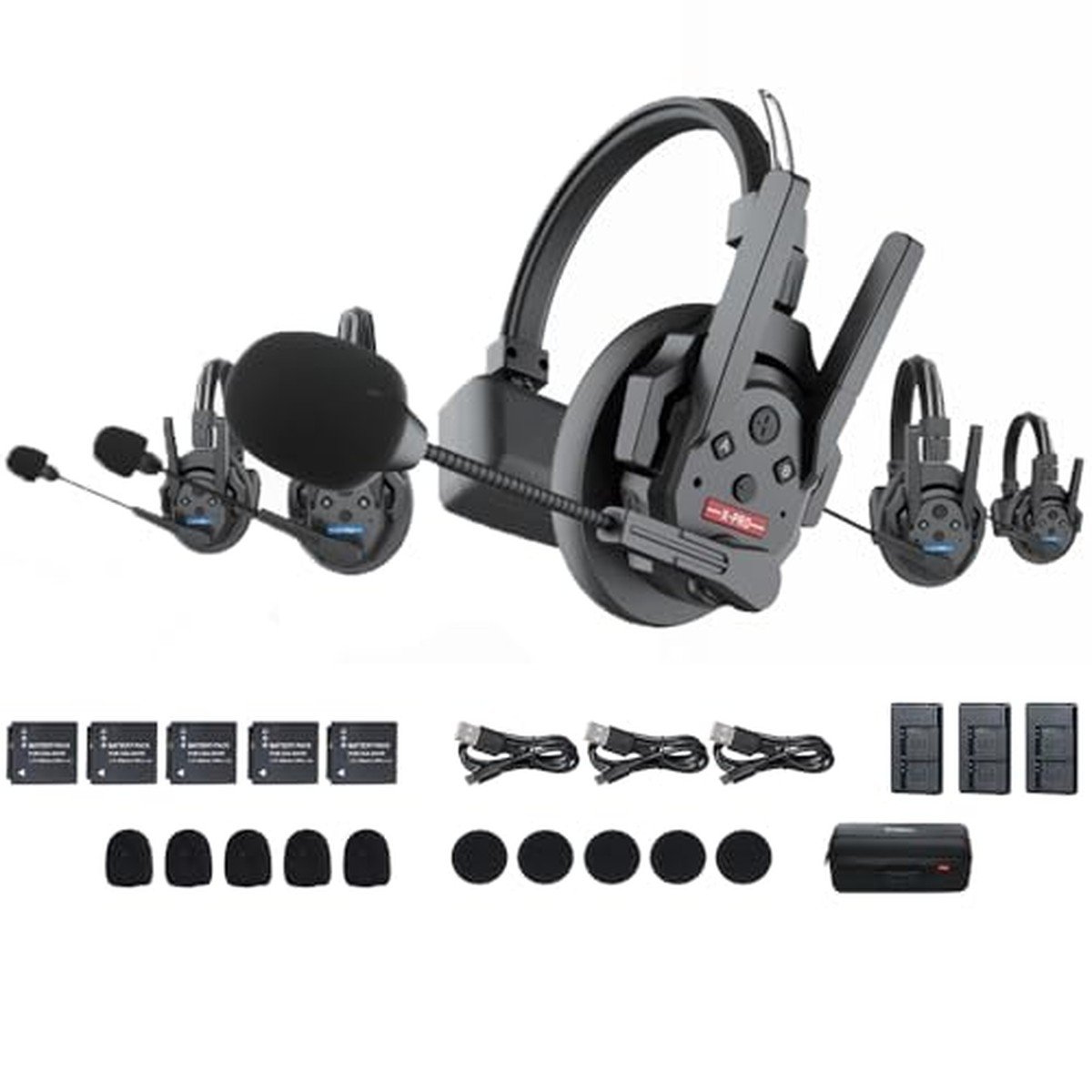 SYNCO XTALK XPro5 - Sistema de Intercomunicación Inalámbrica (5 Personas) - Imagen 2
