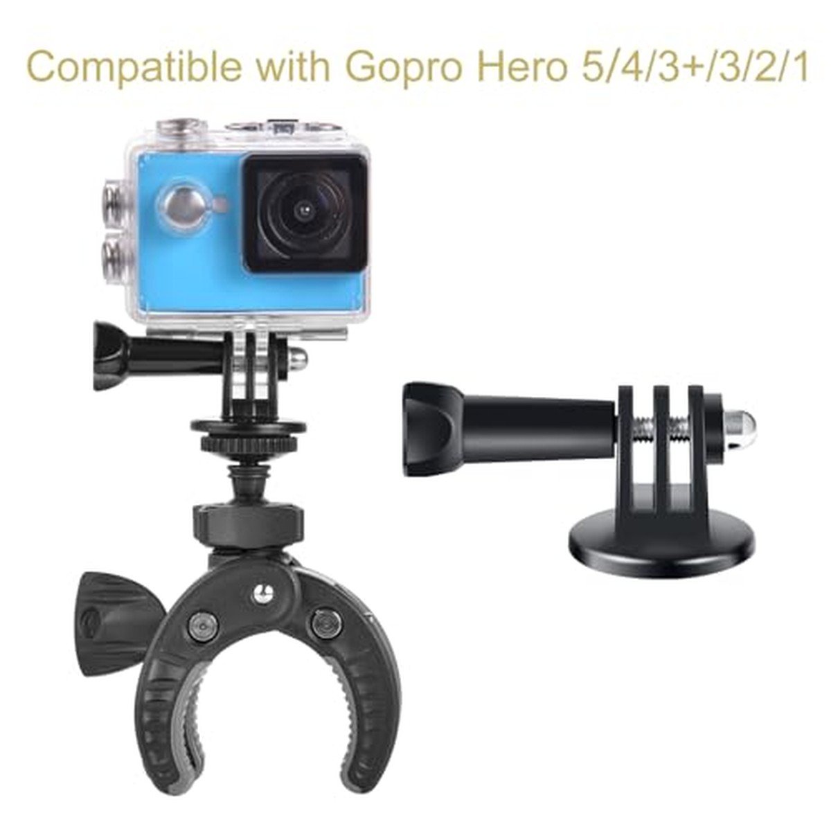 UTEBIT Camera Mount Clamp - Pinza Universal con Rotula 360° - Imagen 2